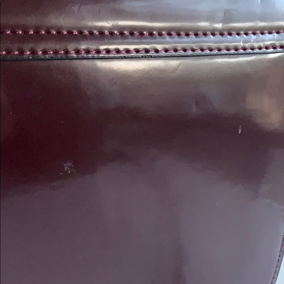 Zara Bags Zara Chain Link Burgundy Purse Poshmark